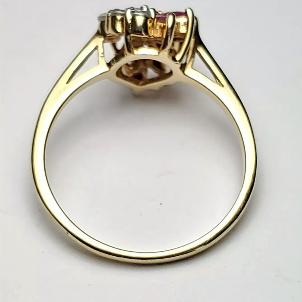 Ruby 14k Gold Ring - image 2